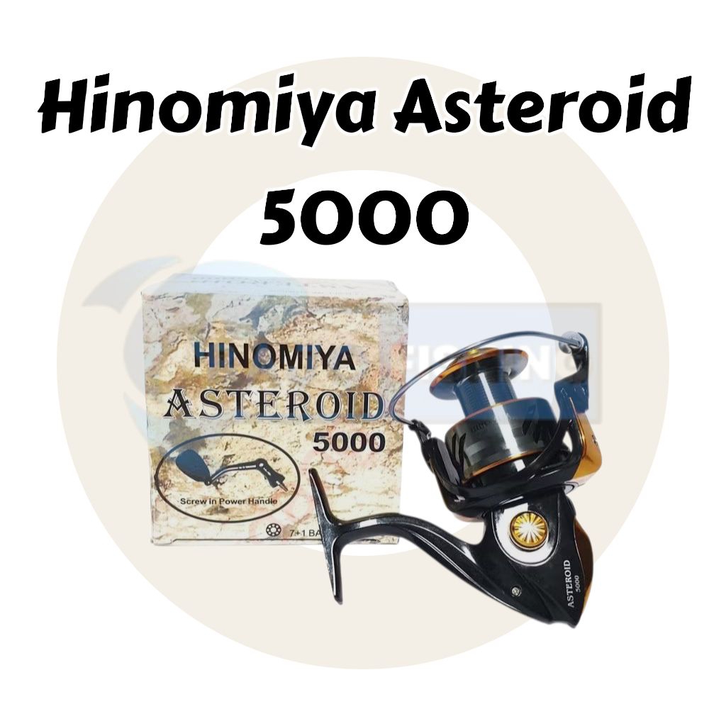 Reel Pancing Hinomiya Asteroid 5000 Power Handle Reel Laut Bagan