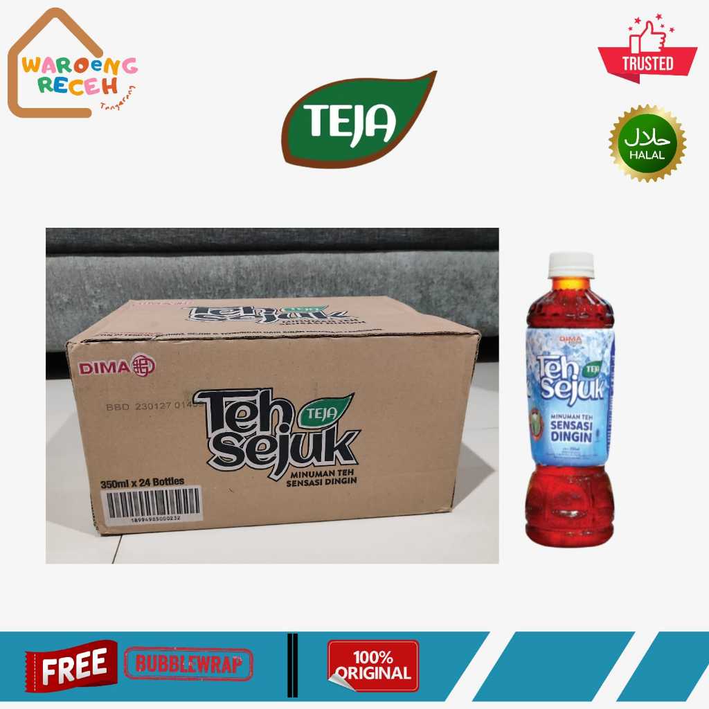 TEJA Minuman Teh Sejuk 350 ML [1 DUS ISI 24 BOTOL]