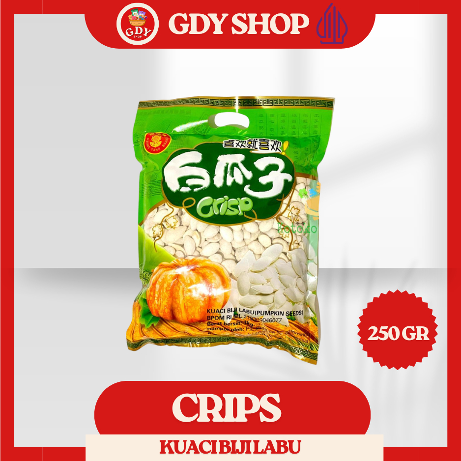 Crips Kuaci Biji Labu Putih Premium 250gr HALAM BPOM