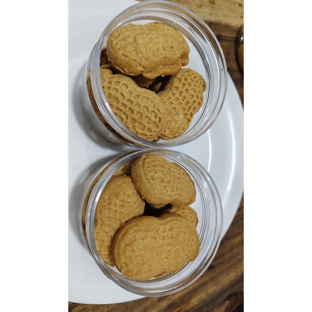 Kue Kacang Skippy - Peanut butter cookies in Jar 350ml