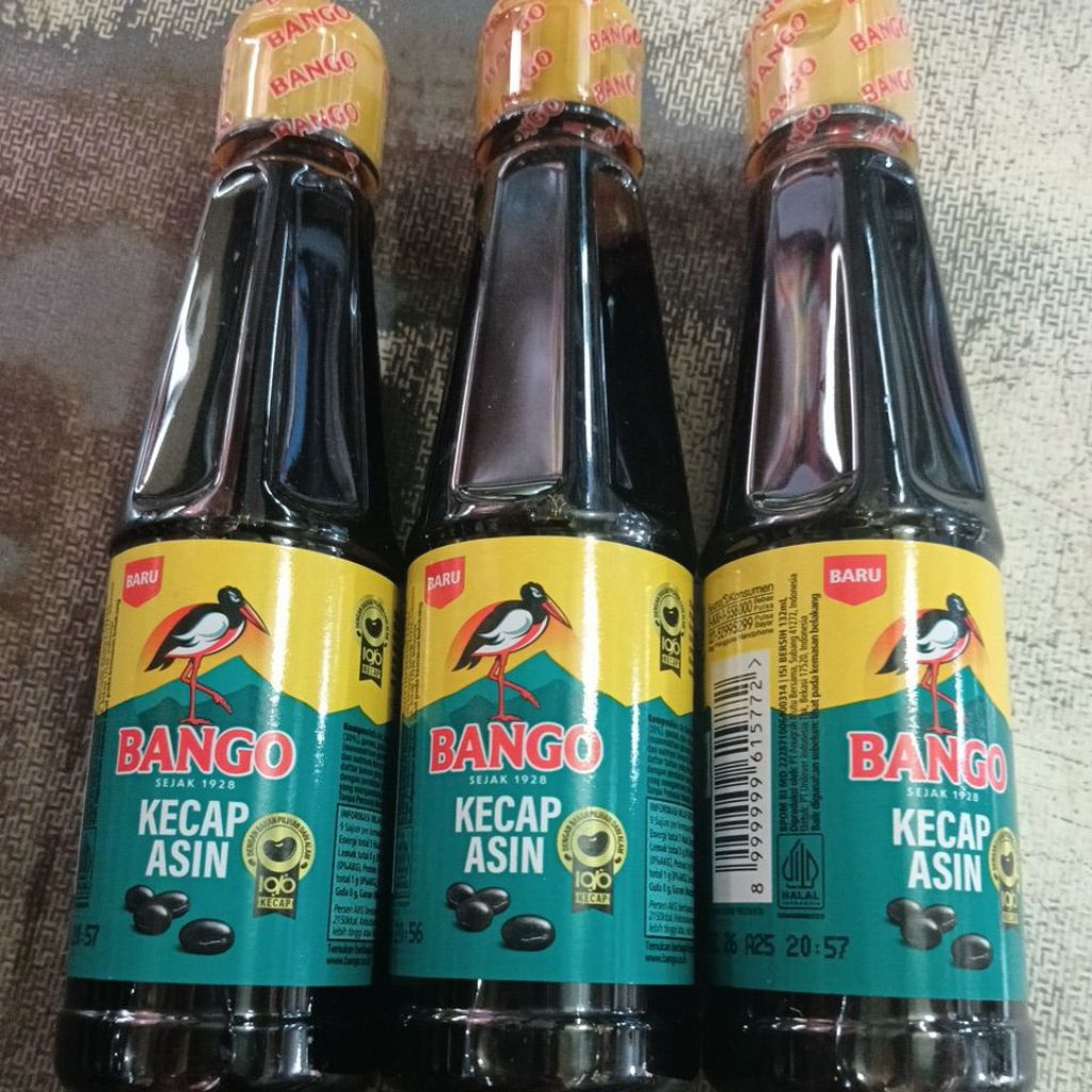 Kecap Asin Bango Botol 132ml