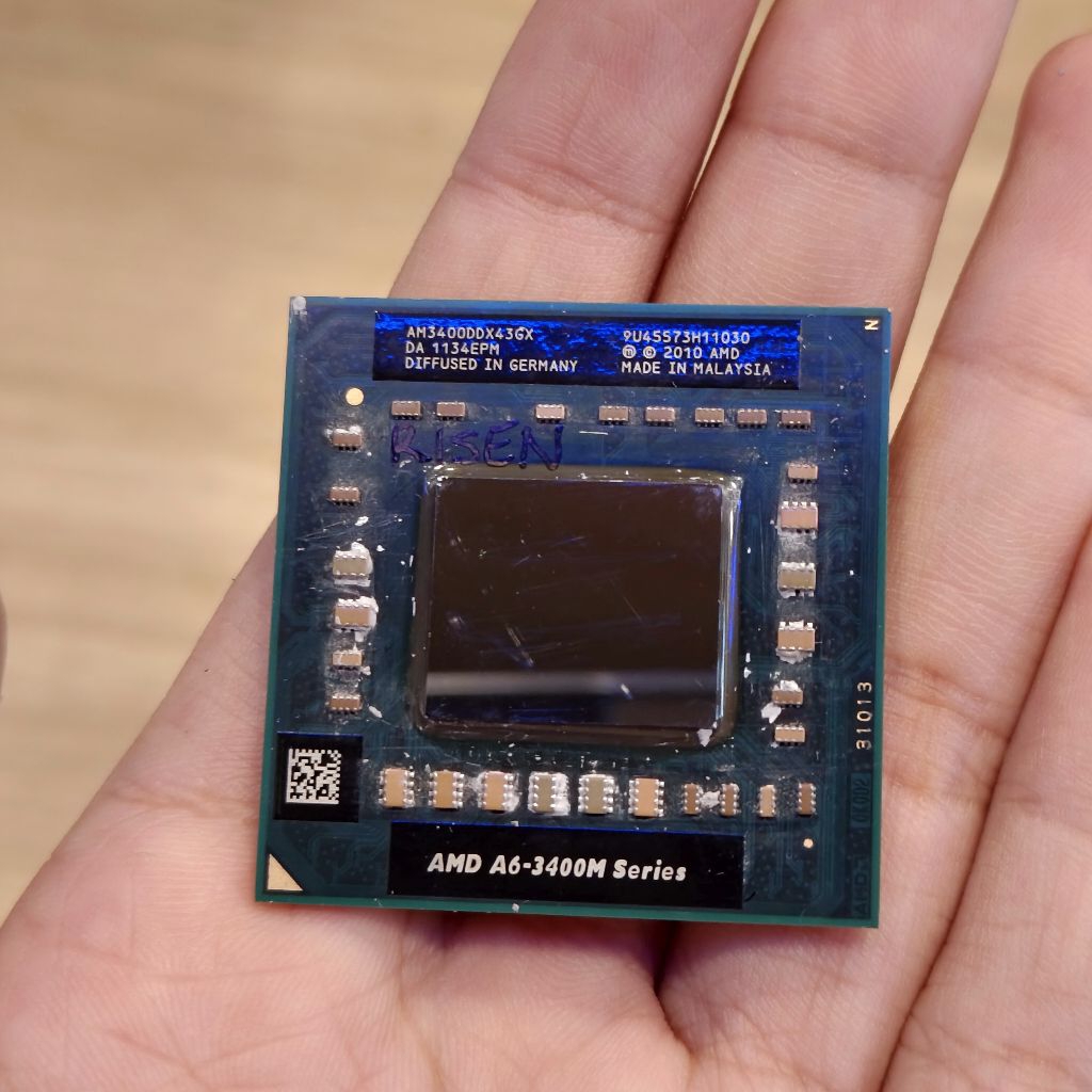 PROSESOR AMD A6 - 3400M Laptop Notebook Processor Kondisi second masih bagus