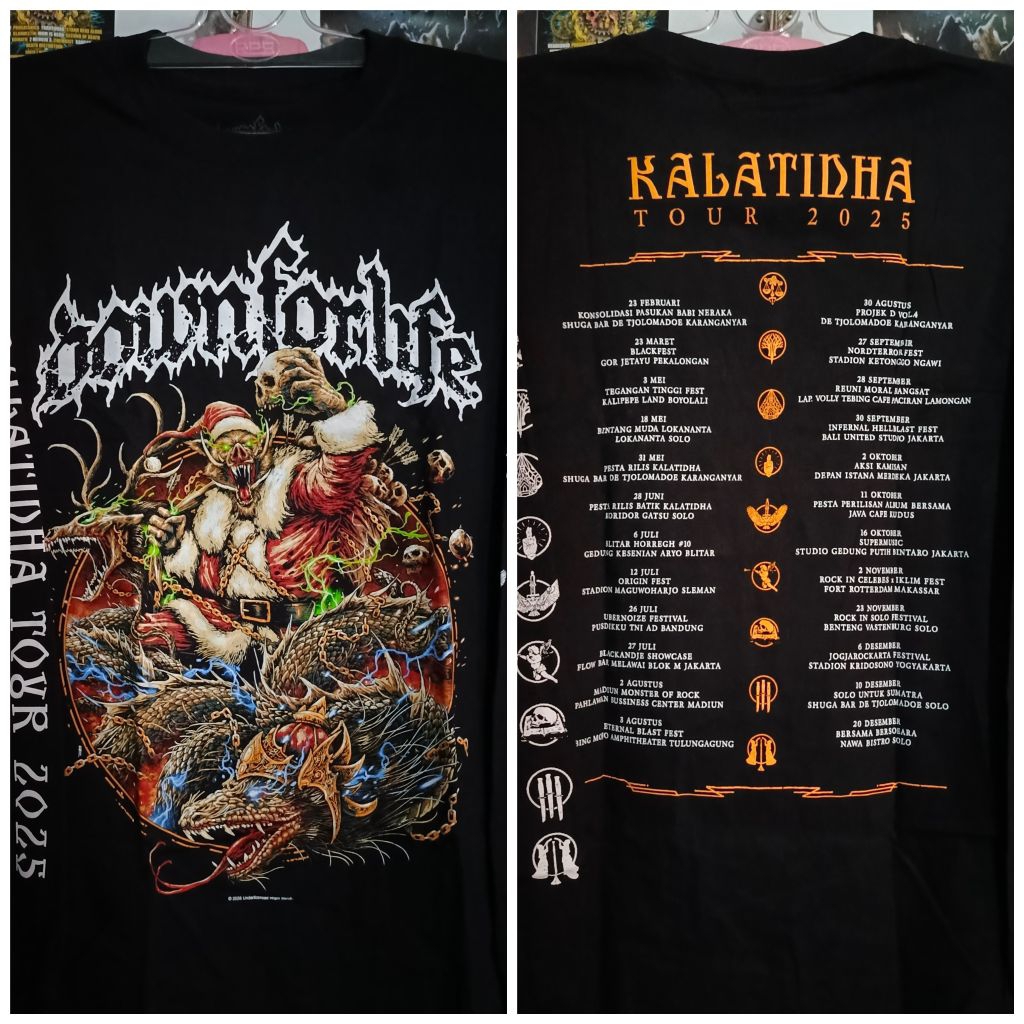 Ls down for life - kalatidha tour 2025 (black)