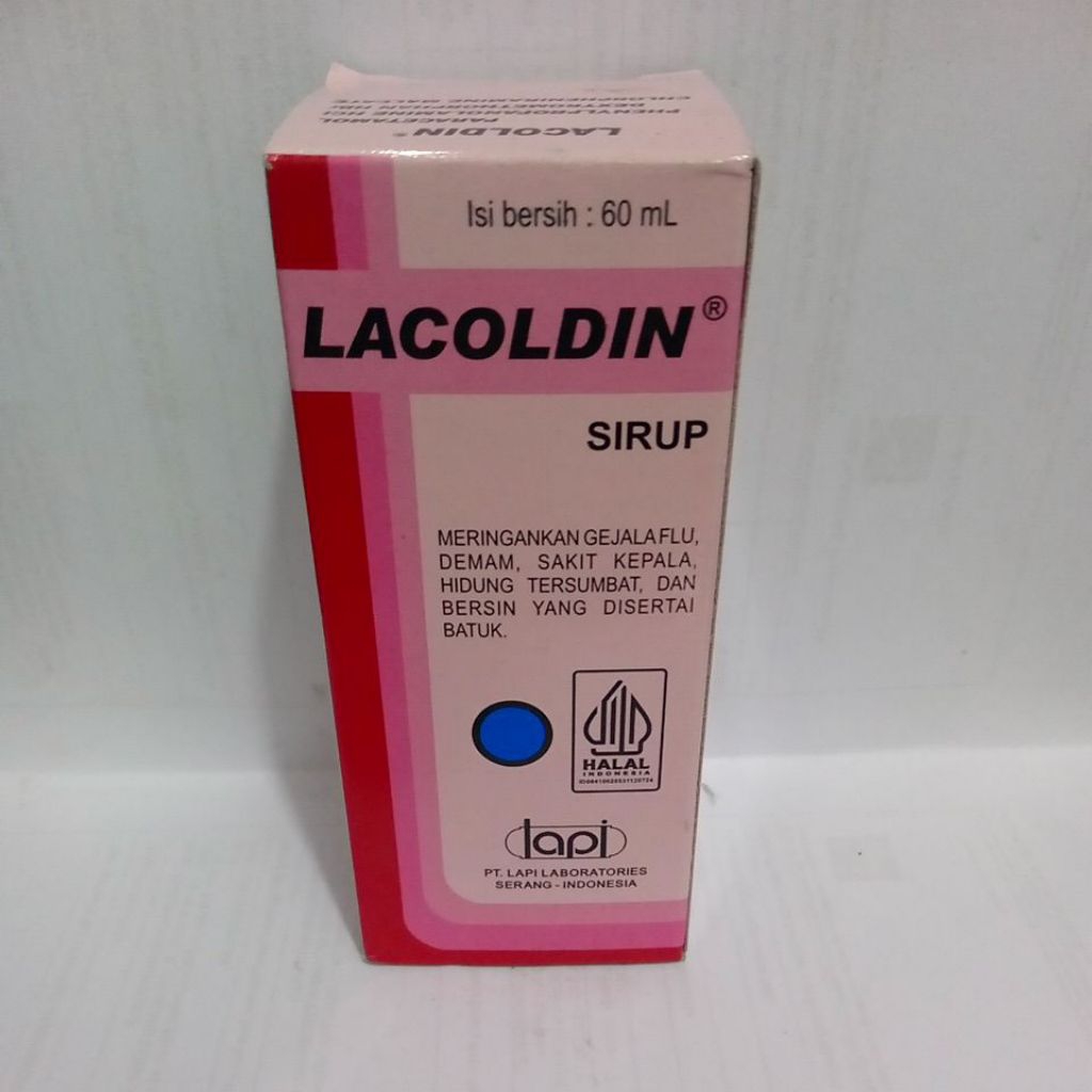 lacoldin 60ml Syrup batuk pilek demam