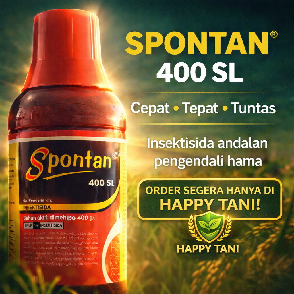SPONTAN 500 ML INSEKTISIDA PEMBASMI ULAT PENGGEREK BATANG