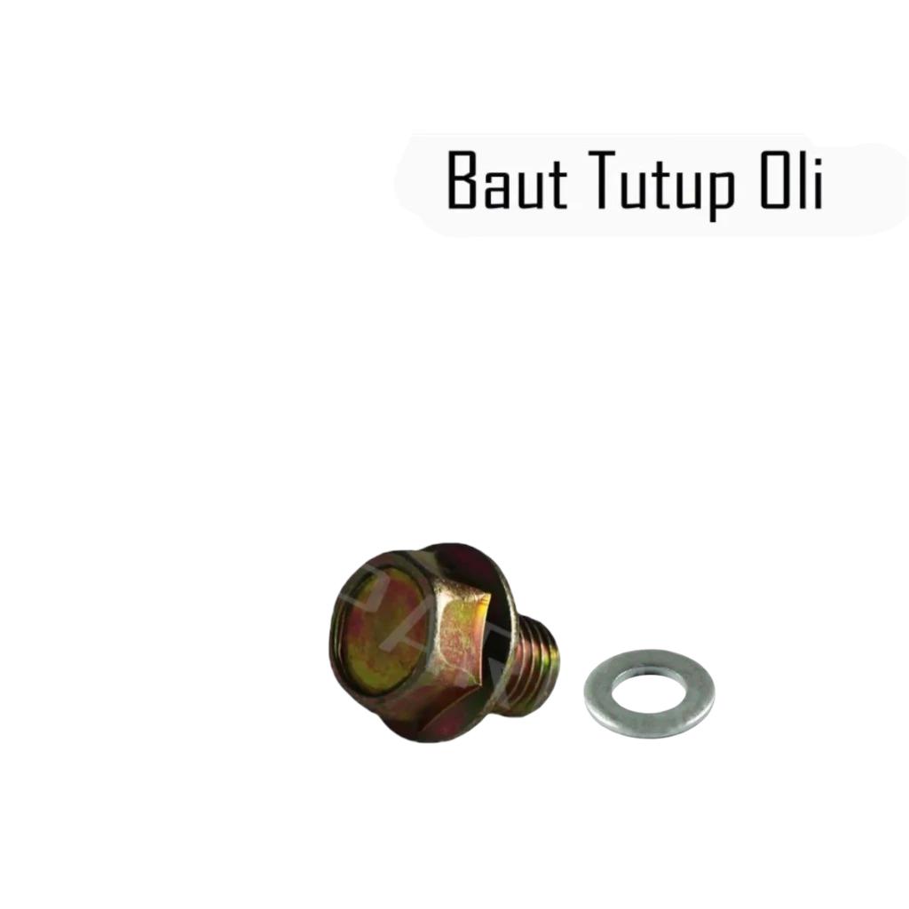 [RNDM] BAUT + RING TUTUP / COLOKAN BAWAH OLI MESIN MOTOR CB150R STREETFIRE LAMA OLD / CB 150R NEW - 