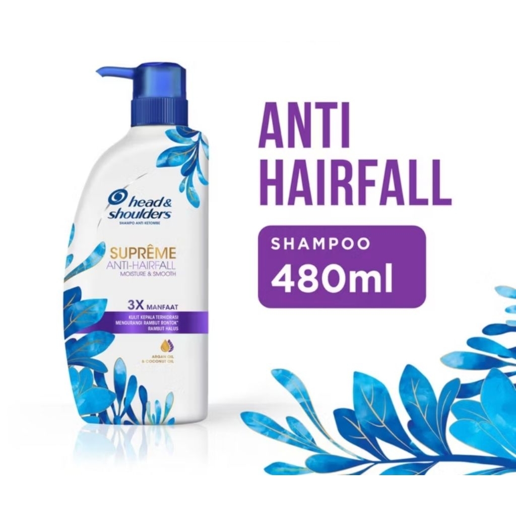Head and Shoulder Shampoo Supreme Anti Hairfall 480ml