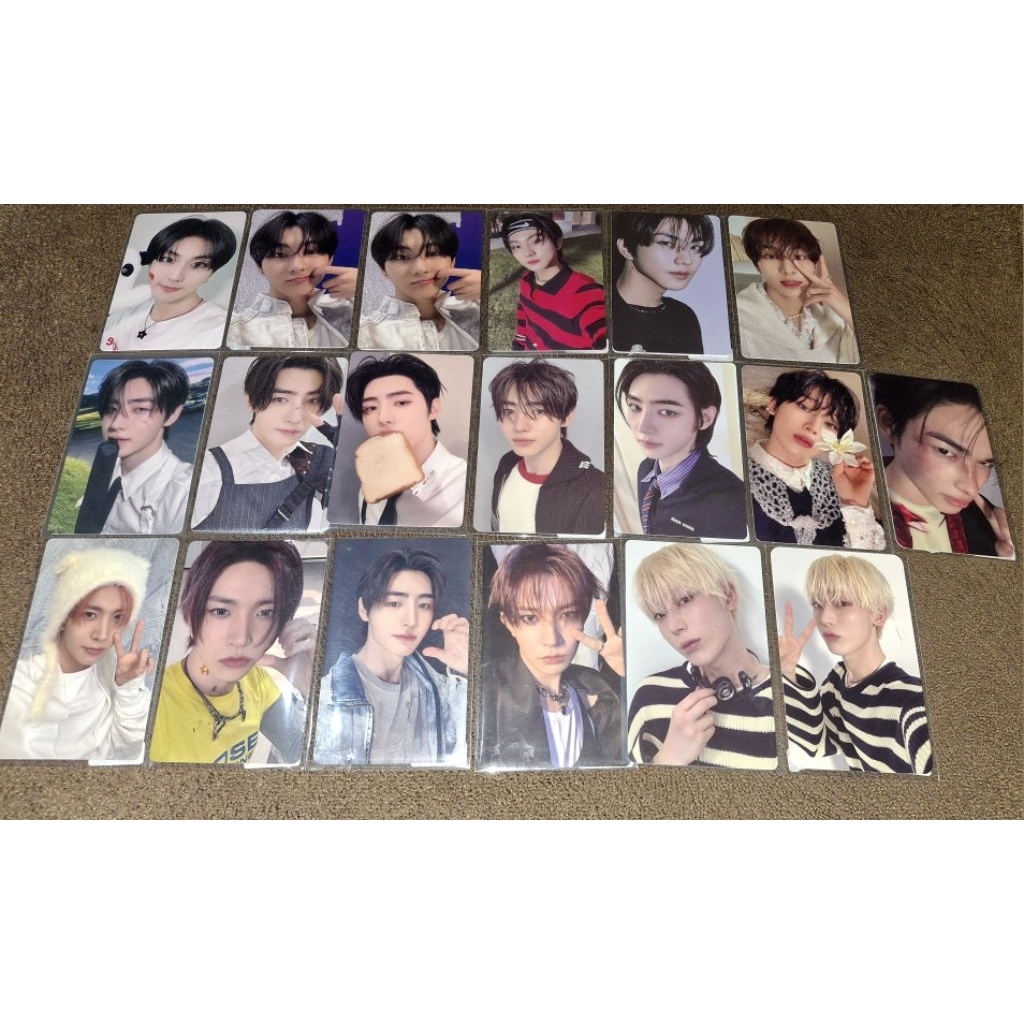 ENHYPEN OFFICIAL PHOTOCARD sunghoon gitdas, sunghoon gitrot, boxing, puppy, uwon panda, kalpa, yzy m