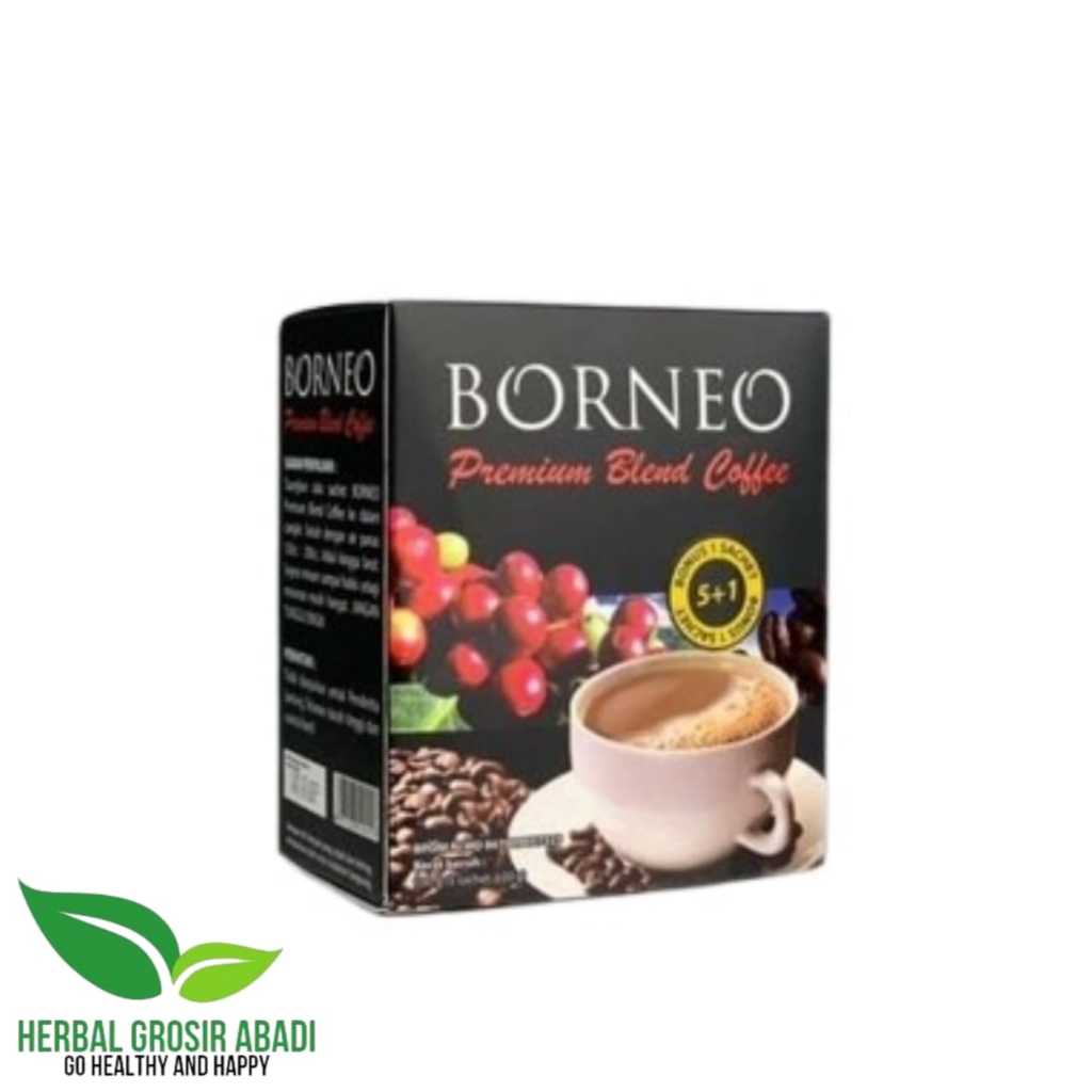 Kopi Hebal Borneo | Kopi Herbal Alami | Kopi Borneo Per Box Isi 5 Sachet Original