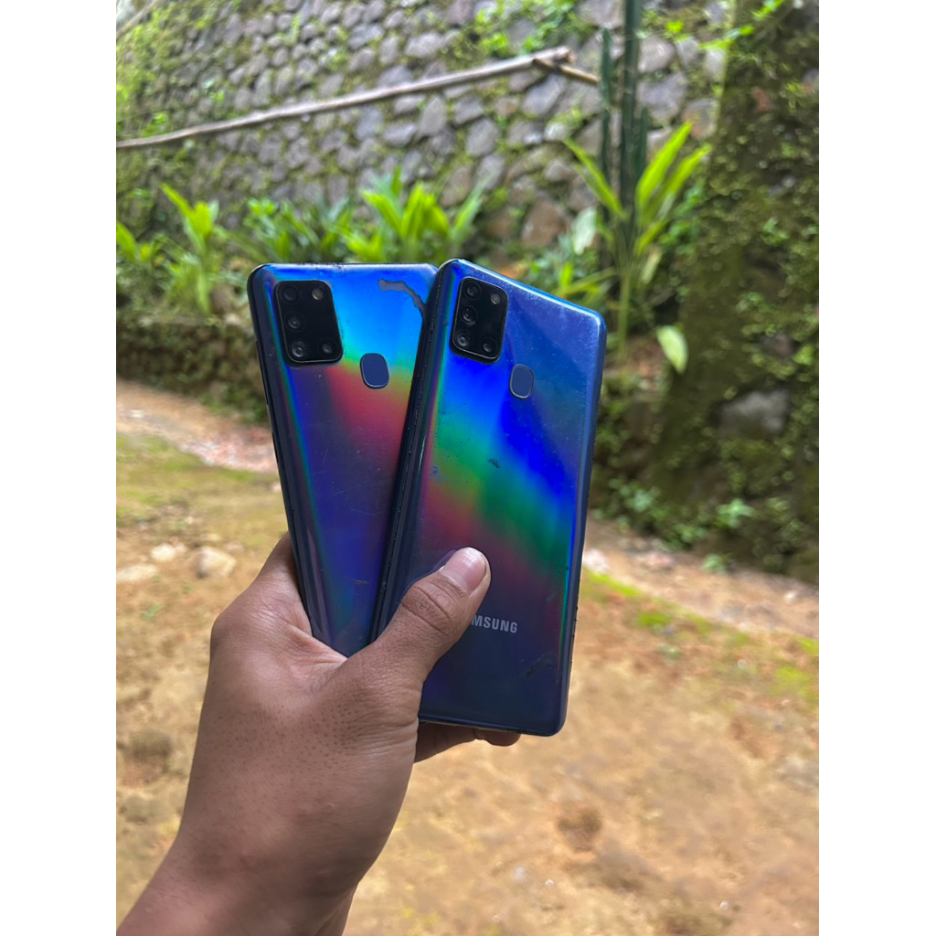 samsung a21s ram 3 dan 4 , 2 HP matot