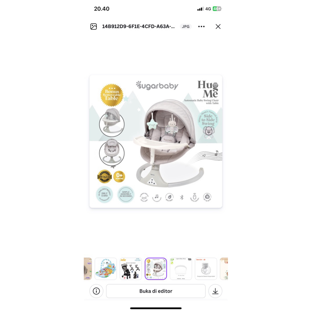 preloved_baby_swing/bouncer