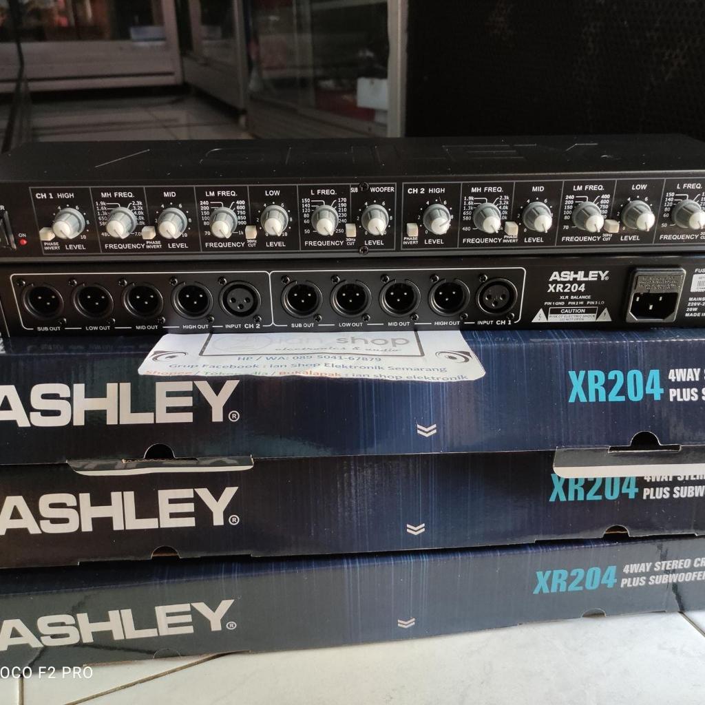 Crossover Aktif Ashley XR204 Cross Aktif Ashley XR 204 4 Way Double Subwoofer Full Makro Original Ga