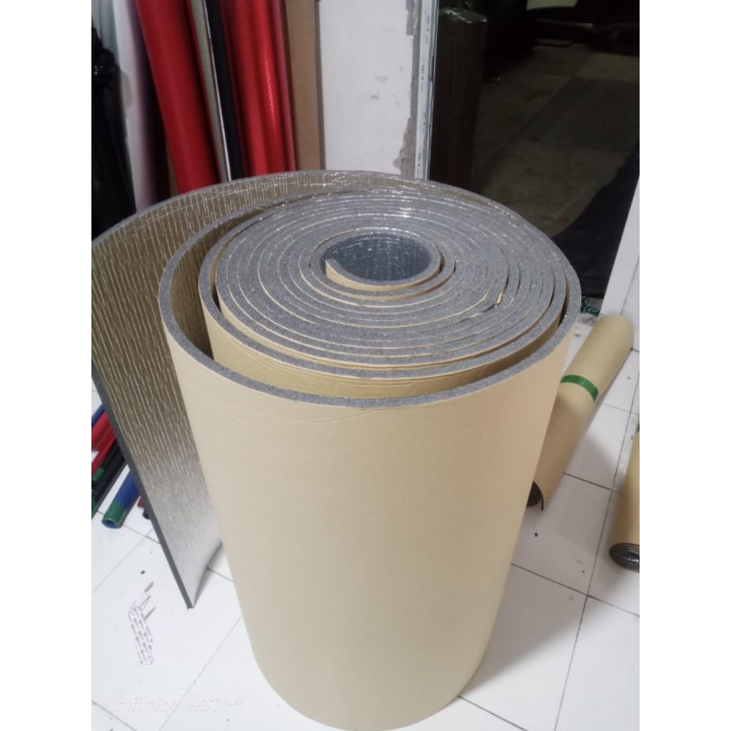 Almunium foil peredam panas atap rumah tebal 20mm