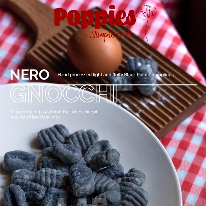 Gnocchi Nero - Pasta Kentang Hitam Italia - The Lab Food Solution - 500gr