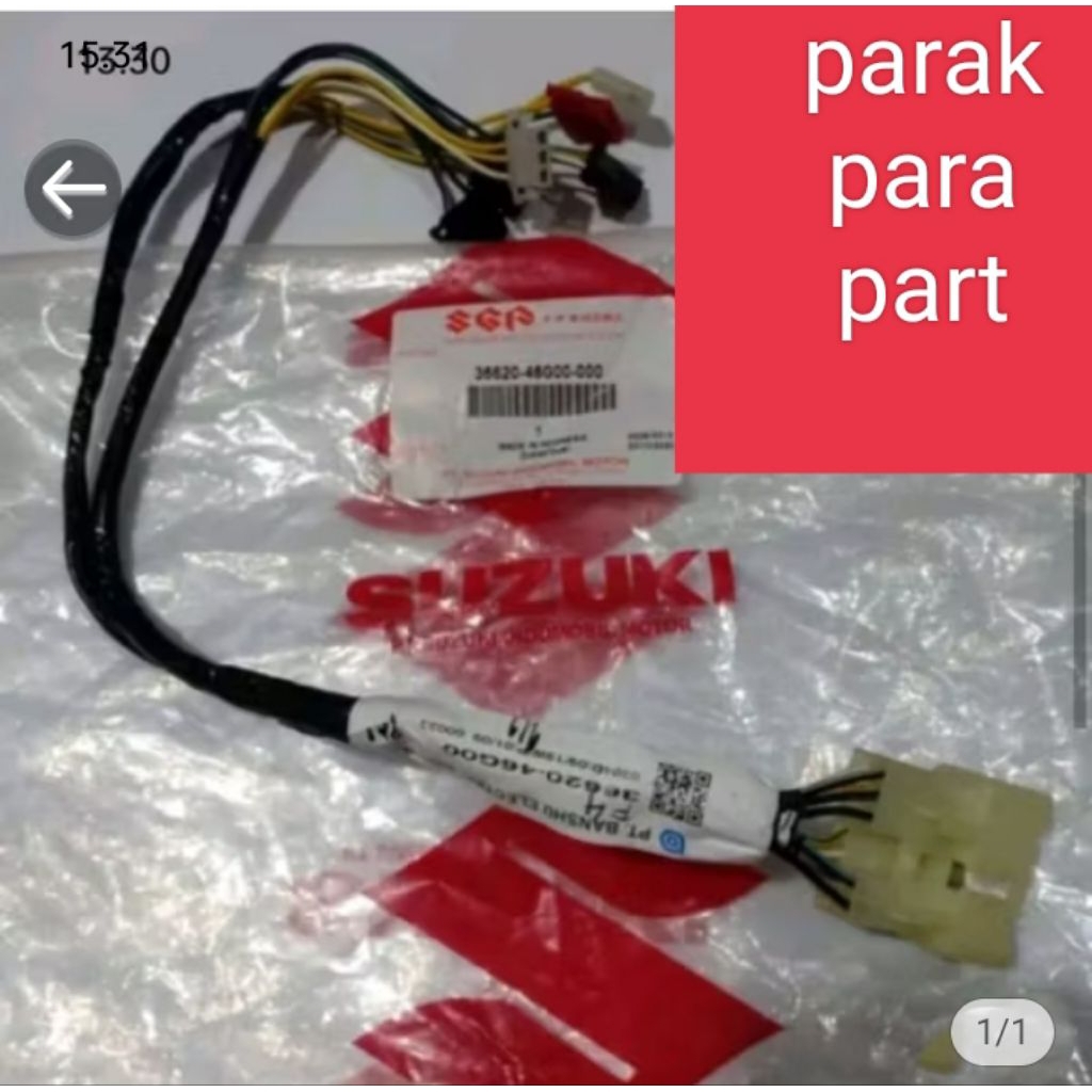 Kabel Soket Saklar Lampu Sien Stater Spin 125 New Smash 110