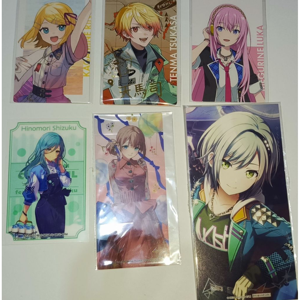 [BUNDLE] Project Sekai Proseka epick frontier Tsukasa foil unison Rin movie Luka lawson Shizuku bene