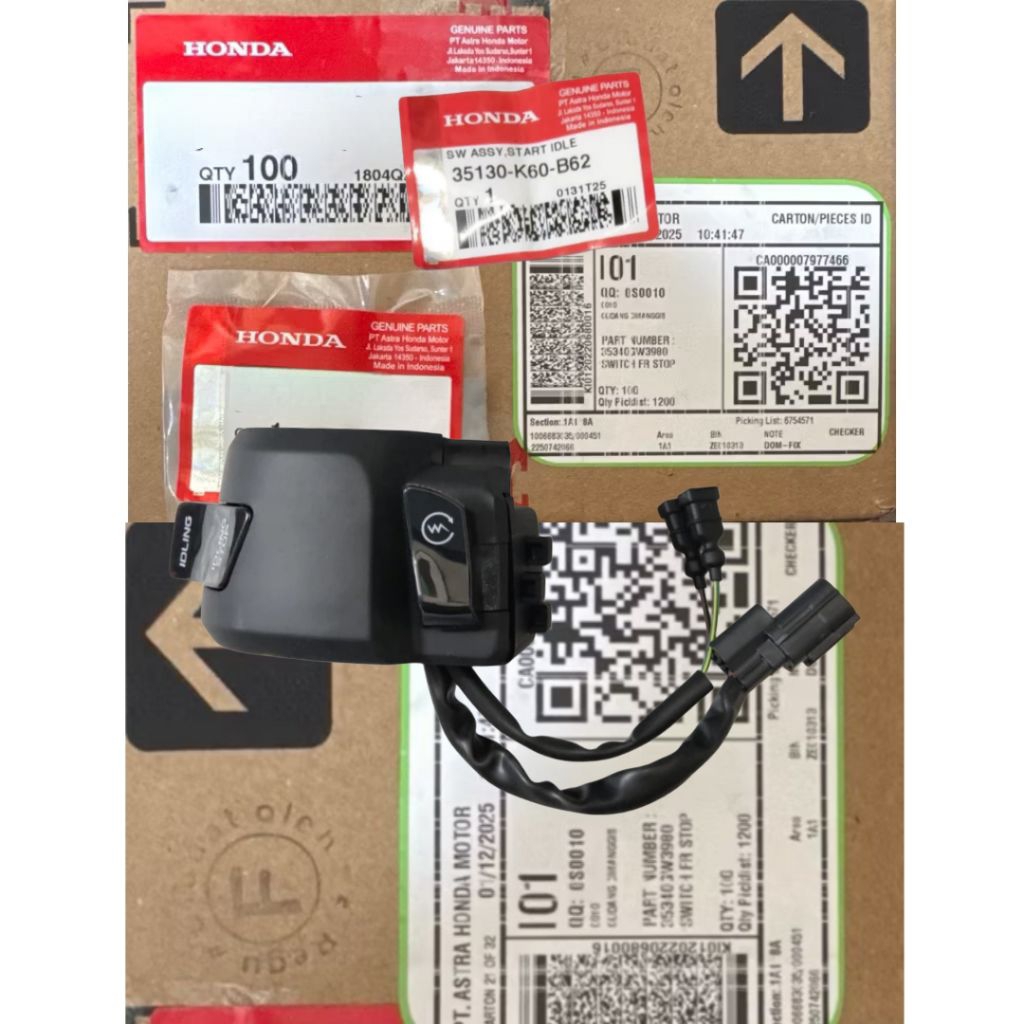 Switch Assy Start Idle - Honda Vario 125 eSP K2V CBS ISS - 35130K60B62