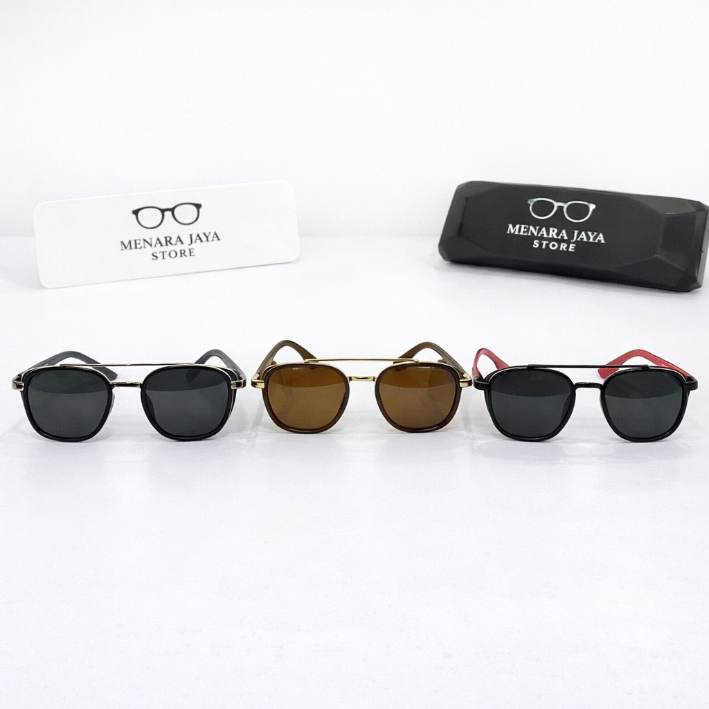 Kacamata Hitam Anti Silau POLICE - Polarized Lens untuk Pria Wanita 5679