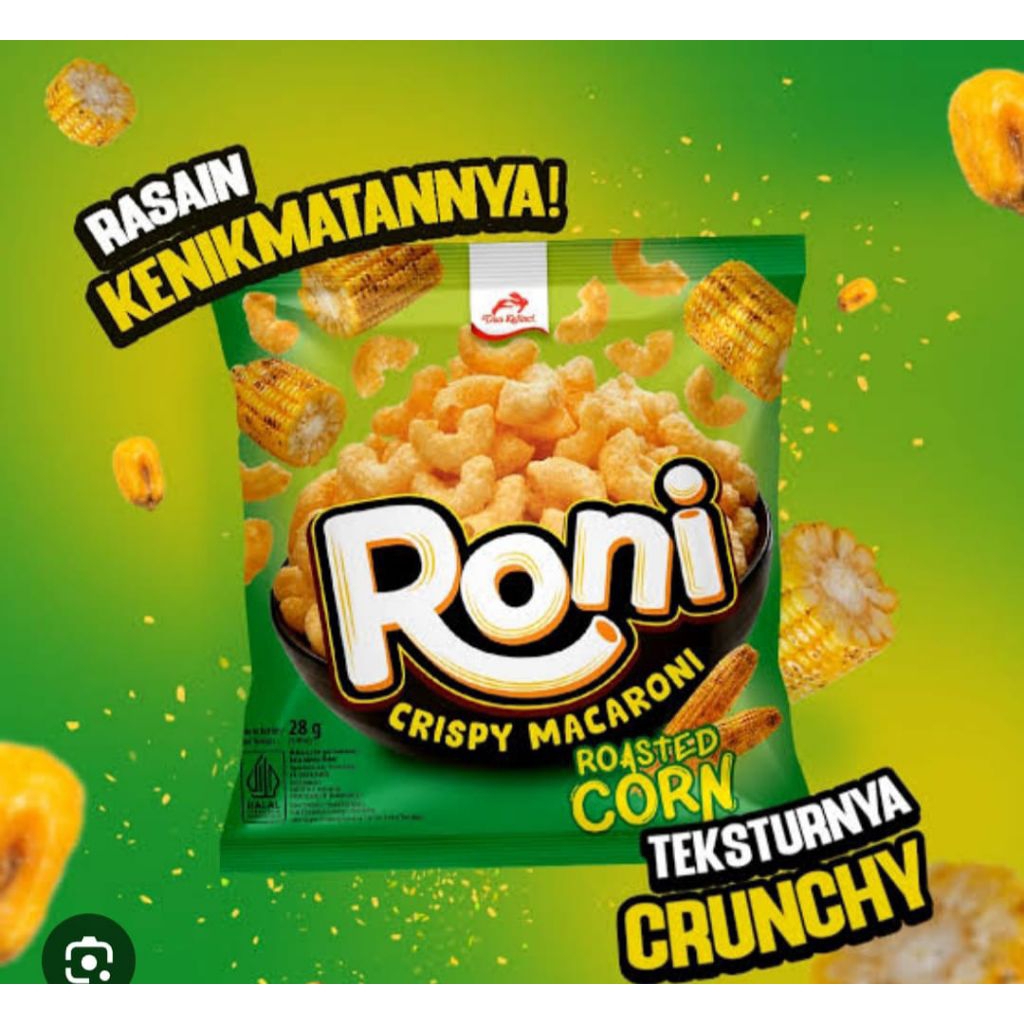 Snack atau jajanan Roni Crispy Macaroni