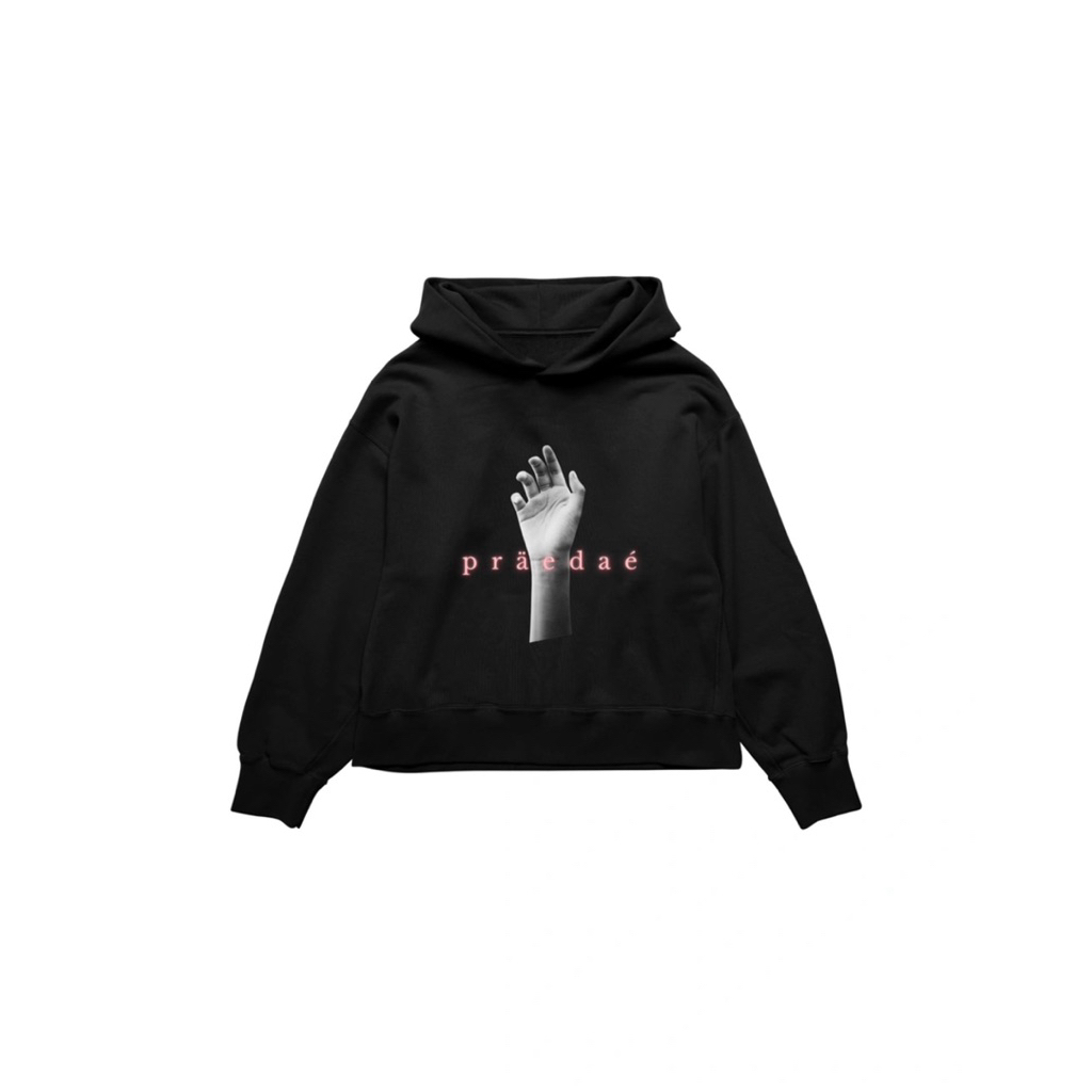 Valentines Hopeless Romantic - Black Hoodie Praedae