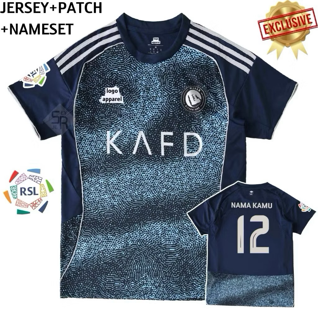 Jersey Al Nassr Away 2025 2026 Grade Original - Jersey Al Nassr Terbaru High Quality