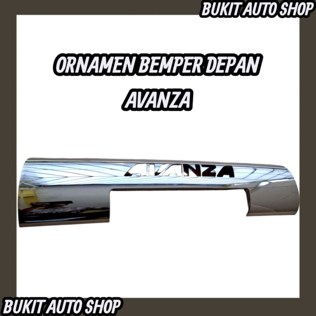 ORNAMEN BEMPER BUMPER DEPAN AVANZA KUMIS DEPAN BEMPER AVANZA