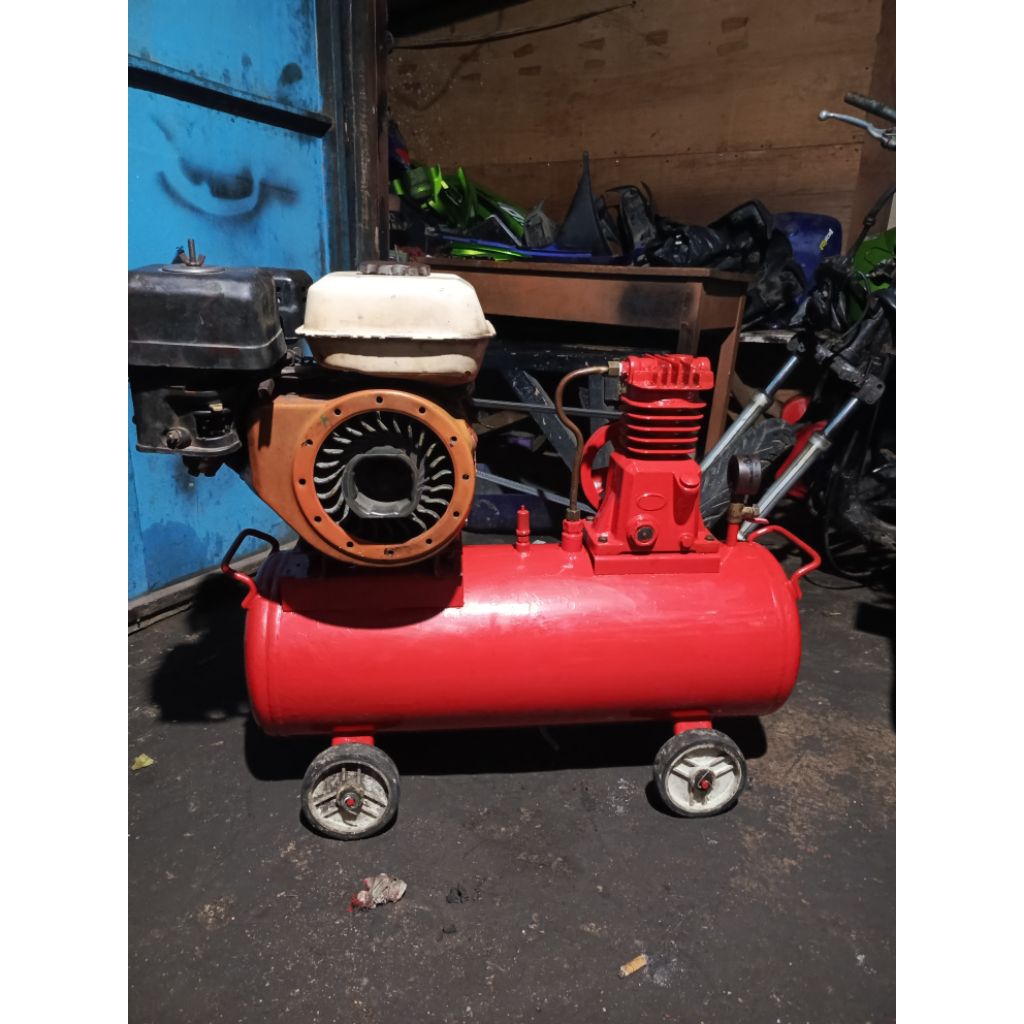kompresor bensin 1/4 dan kompresor listrik 2 Hp bekas