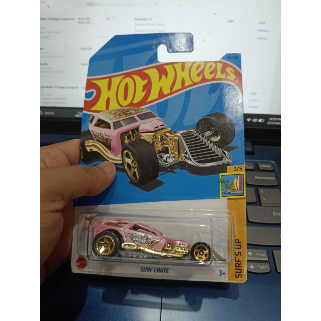 Hotwheels Surf Crate Treasure Hunt Reguler