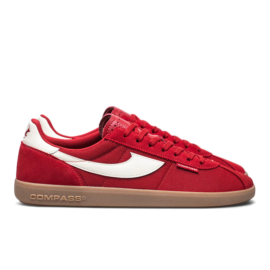 Sepatu Compass Merah Putih Gum Sepatu Sneakers