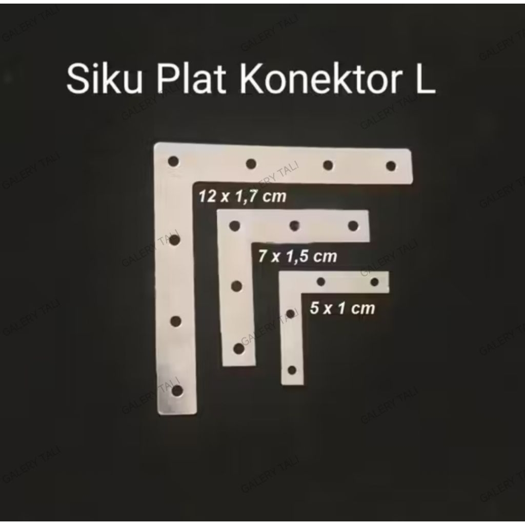 (1PCS)braket siku L/siku plat konektor L/KLEM SIKU L/KLEM SUDUT