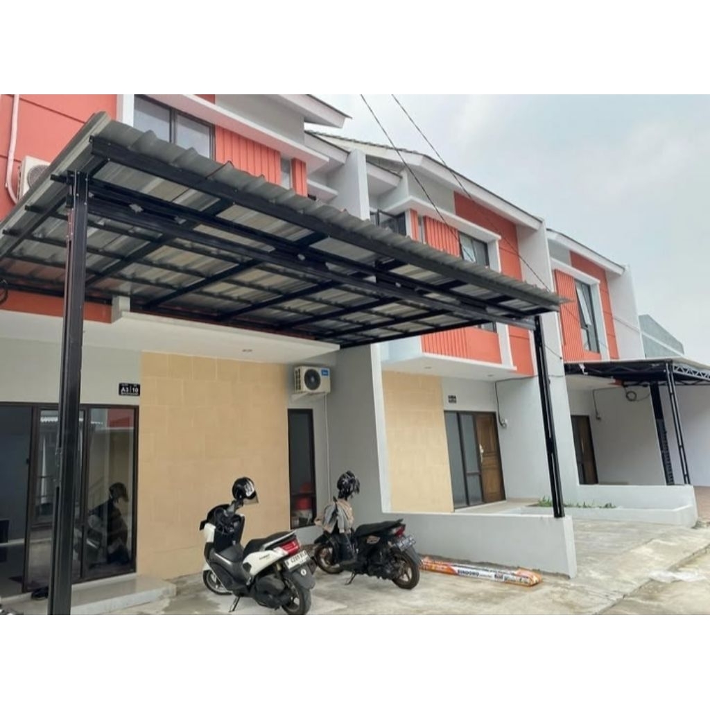 Kanopi baja ringan atap spandek pasir