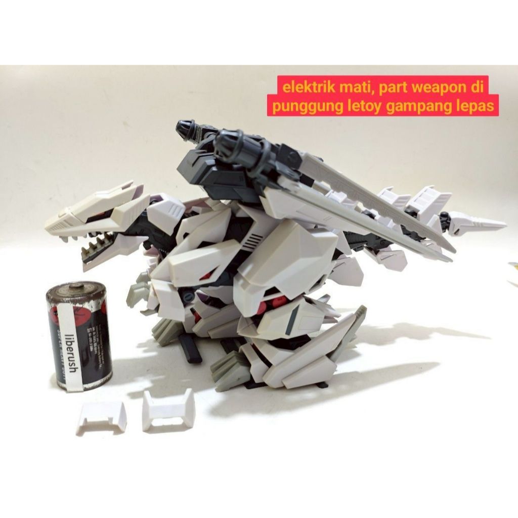 Junk vintage tomy zoids motorized berserk fuhrer model kit mokit