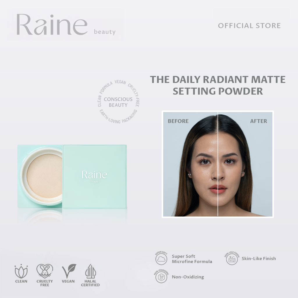 Raine Beauty The Daily Radiant Matte Setting Powder
