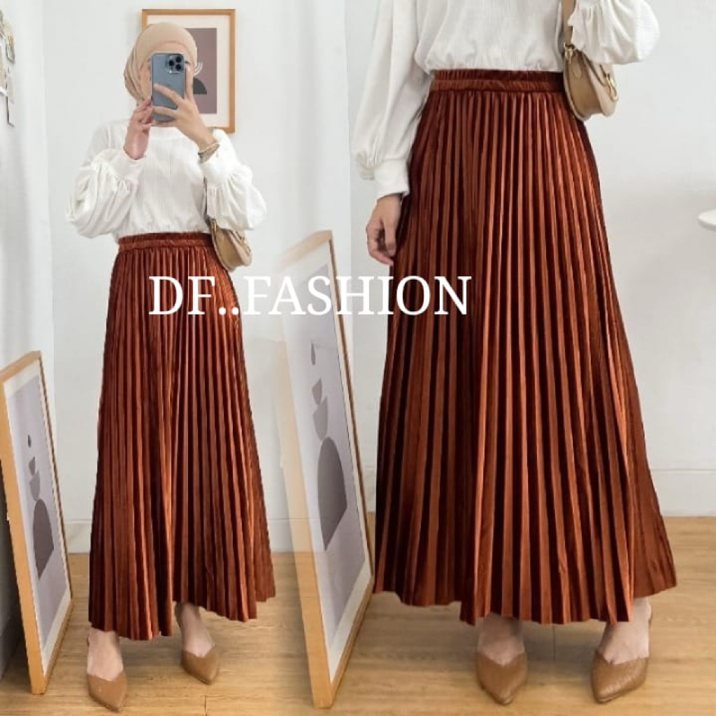 DF..Fashion - ROK BLUDRU / ROK PLISKET BLUDRU / ROK PLISKET PAYUNG BLUDRU / ROK PLISKET BLUDRU IMPOR