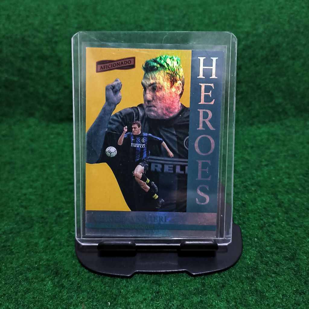 KARTU BOLA CHRISTIAN VIERI HEROES INTER MILAN PANINI AFICIONADO 2016-17