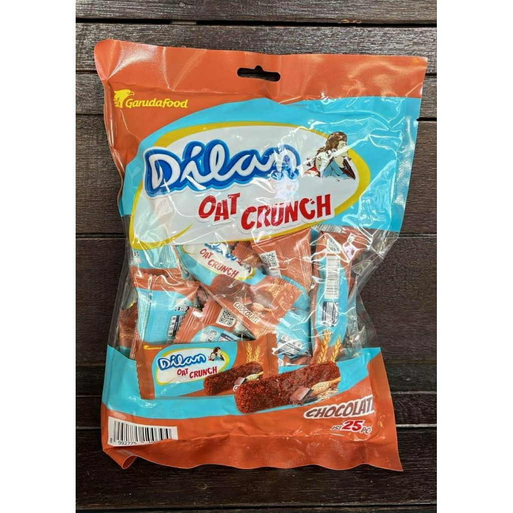 PEMBELIAN ECER DILAN OAT CRUNCH BAG COKLAT  ISI 25
