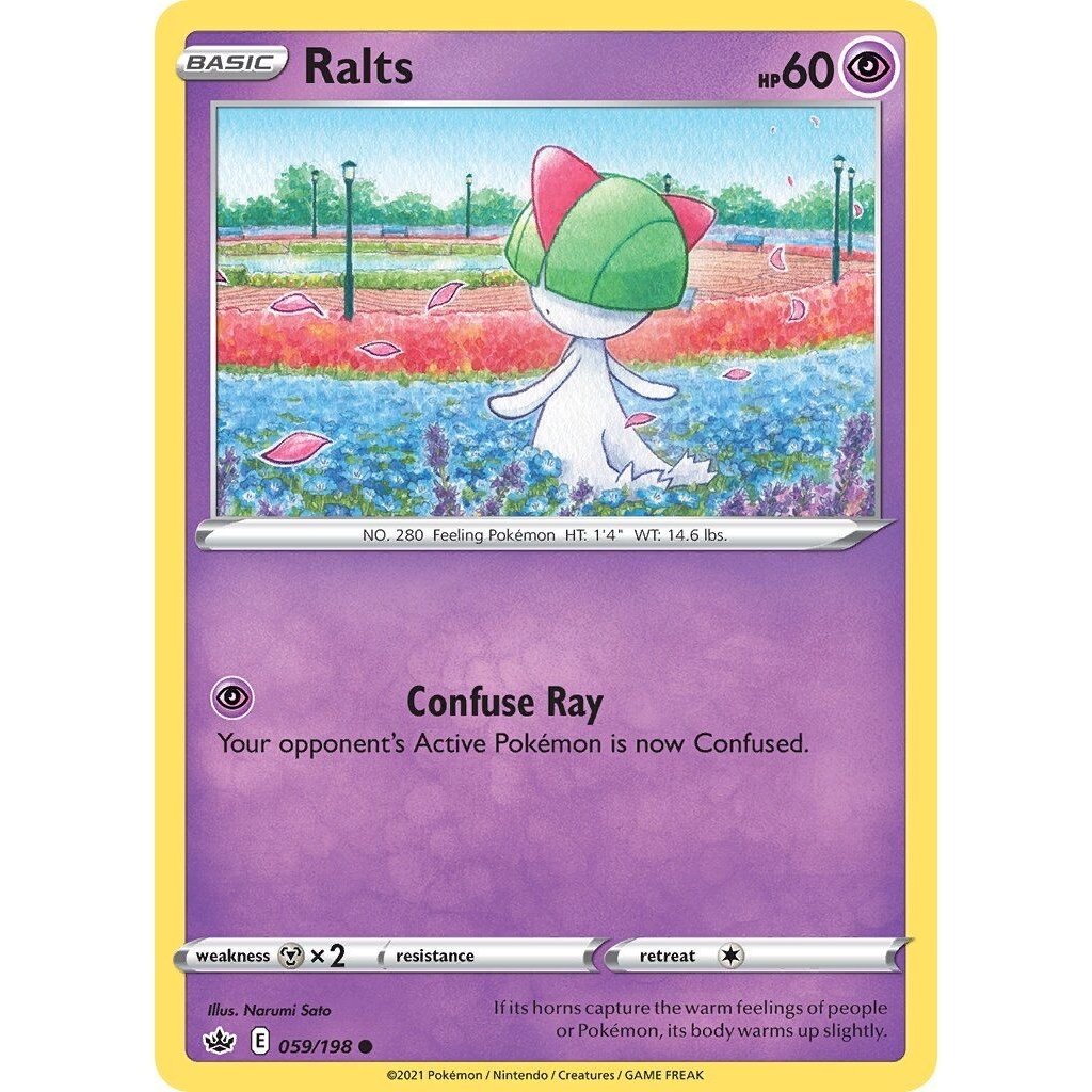 Tcg Pokemon Ralts 2021 Common Chl