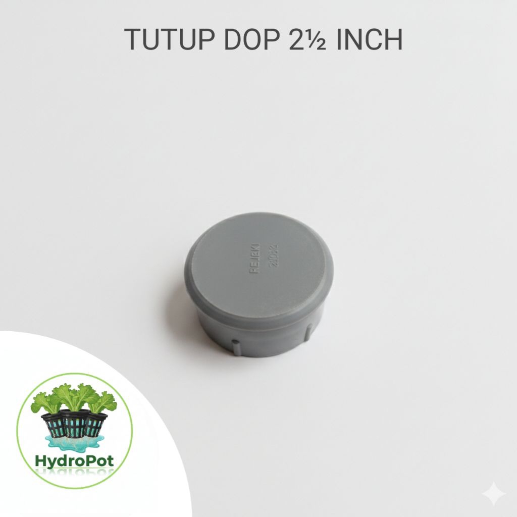 Dop PVC 2 1/2 inch / Tutup Paralon 2 1/2 inch