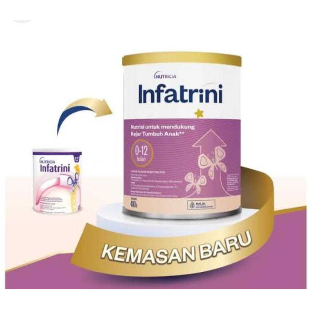 NUTRICIA INFATRINI POWDER 400 Gram | Susu bubuk formula pertumbuhan , Formula Bayi Tinggi Kalori 0-1