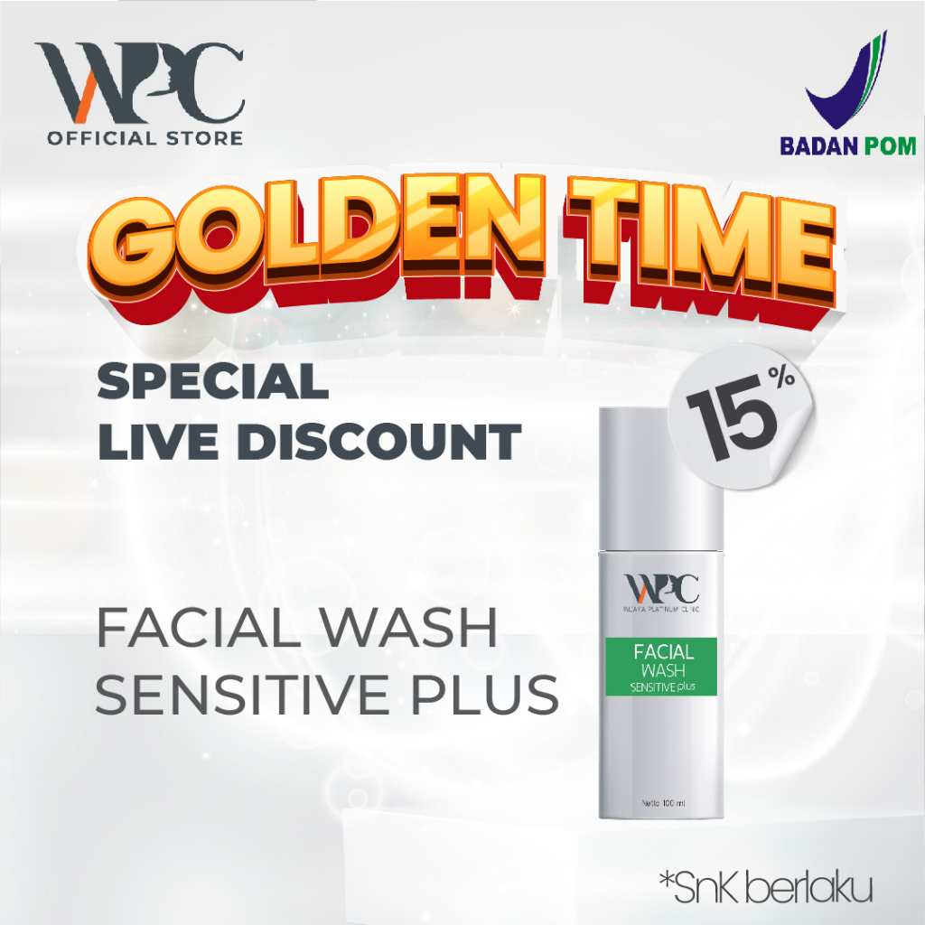 Wijaya Platinum Facial Wash Sensitive PLUS