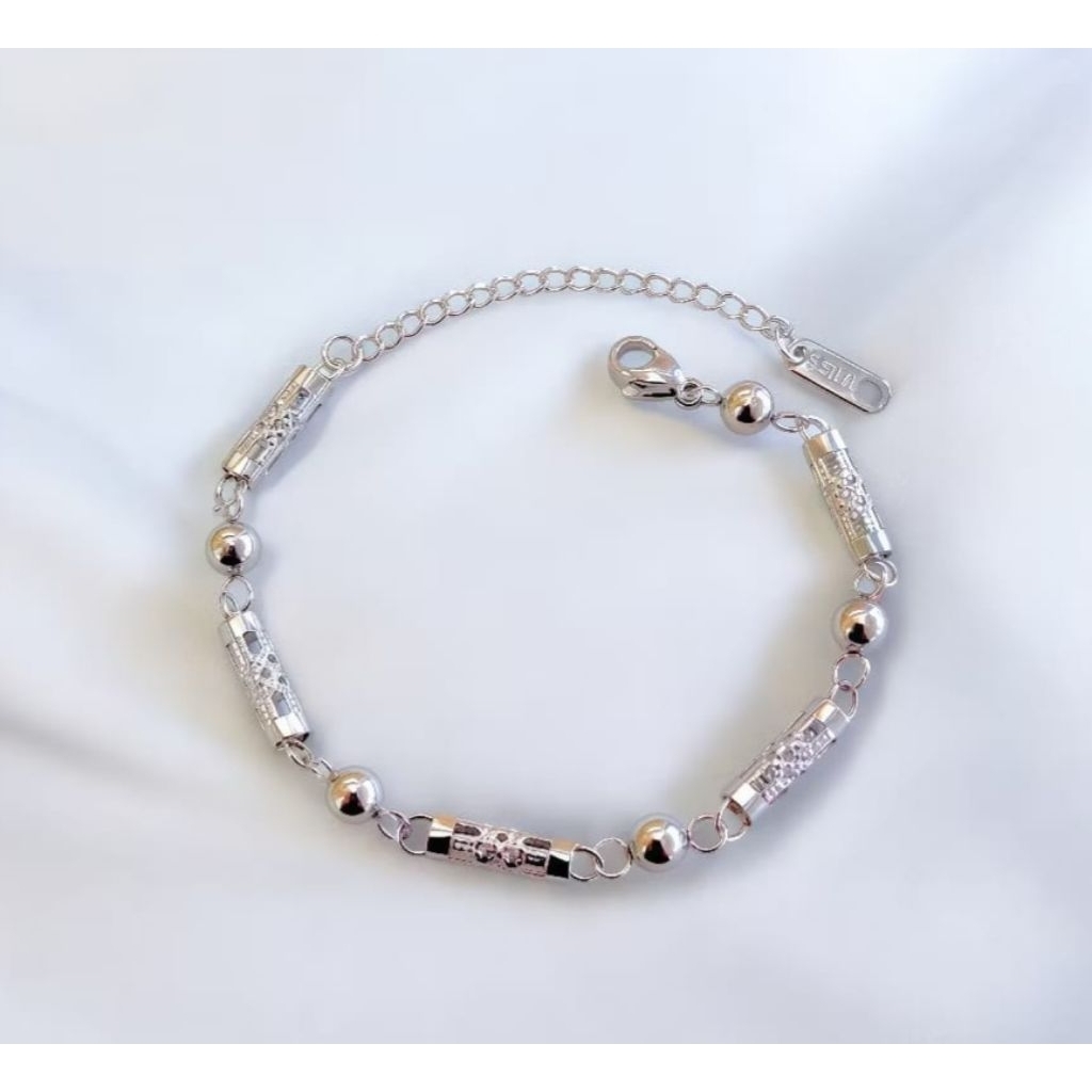 Gelang ranrai bambu boba wanita titanium anti karat