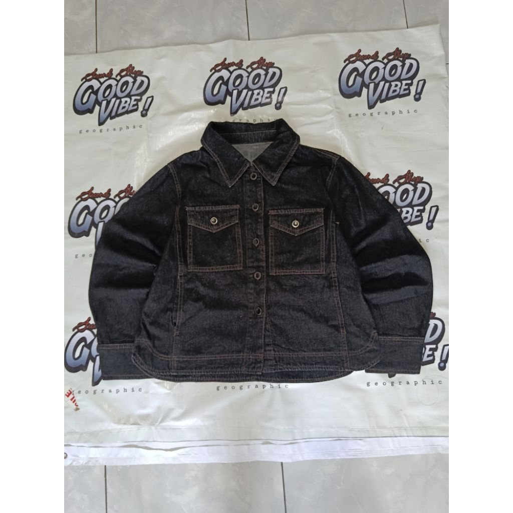 jacket denim boxy
