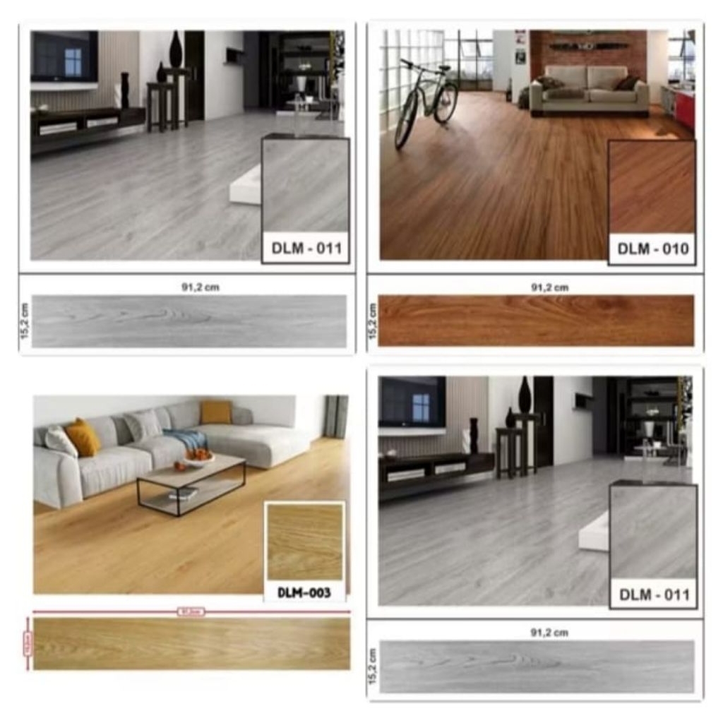 Vinyl Lantai Kayu Premium Sticker Lantai Lantai Kayu Wallpaper Lantai