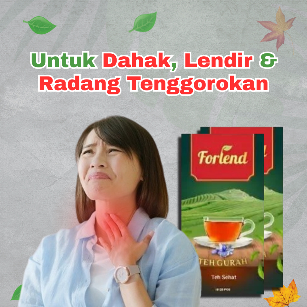 FORLEND - 100% Teh Gurah Asli Atasi Batuk Berdahak Pilek Hidung Tersumbat dan Radang Tenggorokan