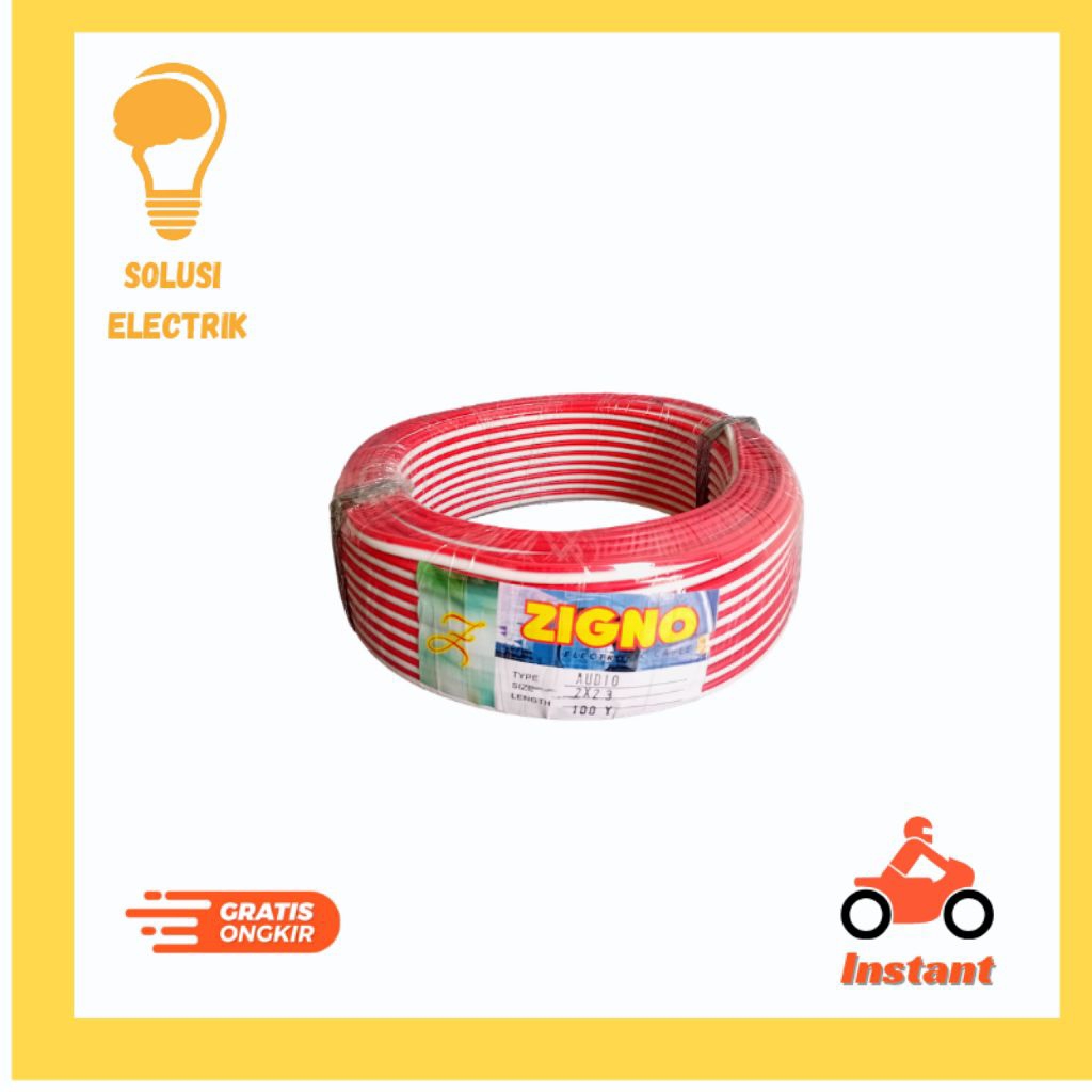 KABEL NYZ 2x23 / KABEL SERABUT MERAH PUTIH. 1 ROLL