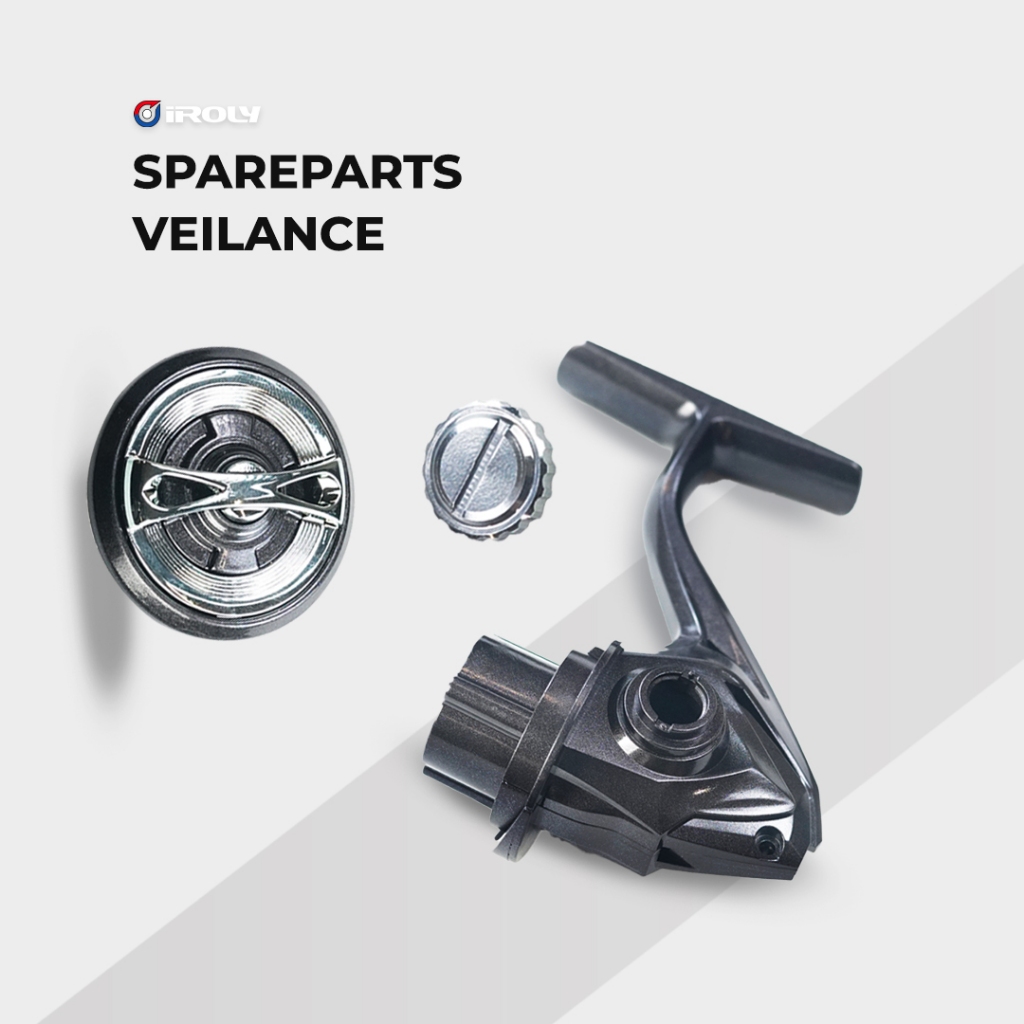 Sparepart Reel Iroly Veilance Carbon Wormshaft Brass Gear