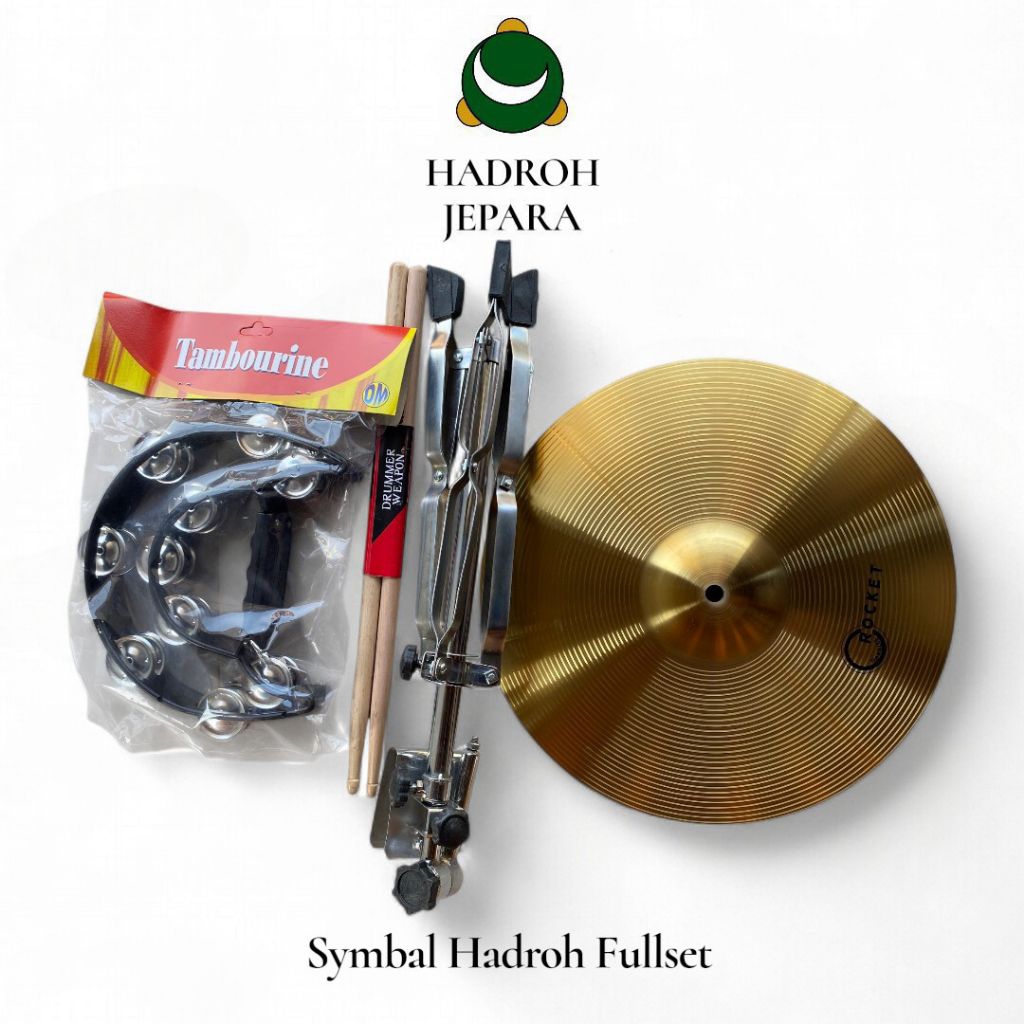 Symbal Alat Hadroh Fullset | jezz Alat Hadroh Rebana