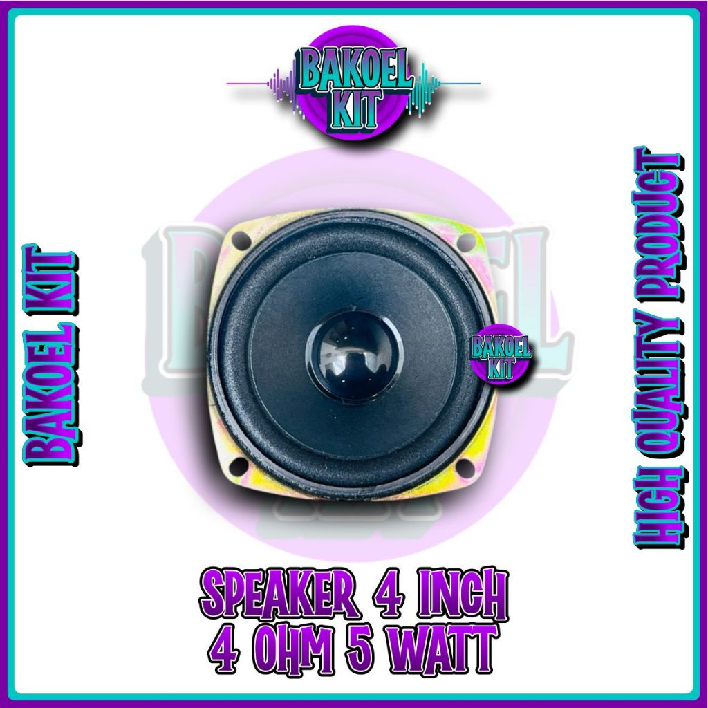 [SPK] Speaker 4 Inch 4 Ohm 5 Watt ups