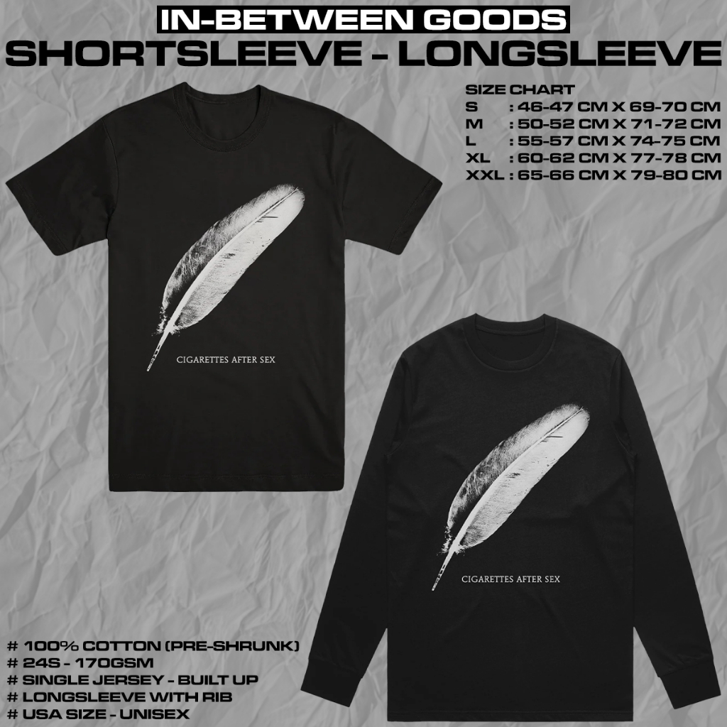 CIGARETTES AFTER SEX - AFFECTION | T-SHIRT | LONGSLEEVE | BAND MERCH