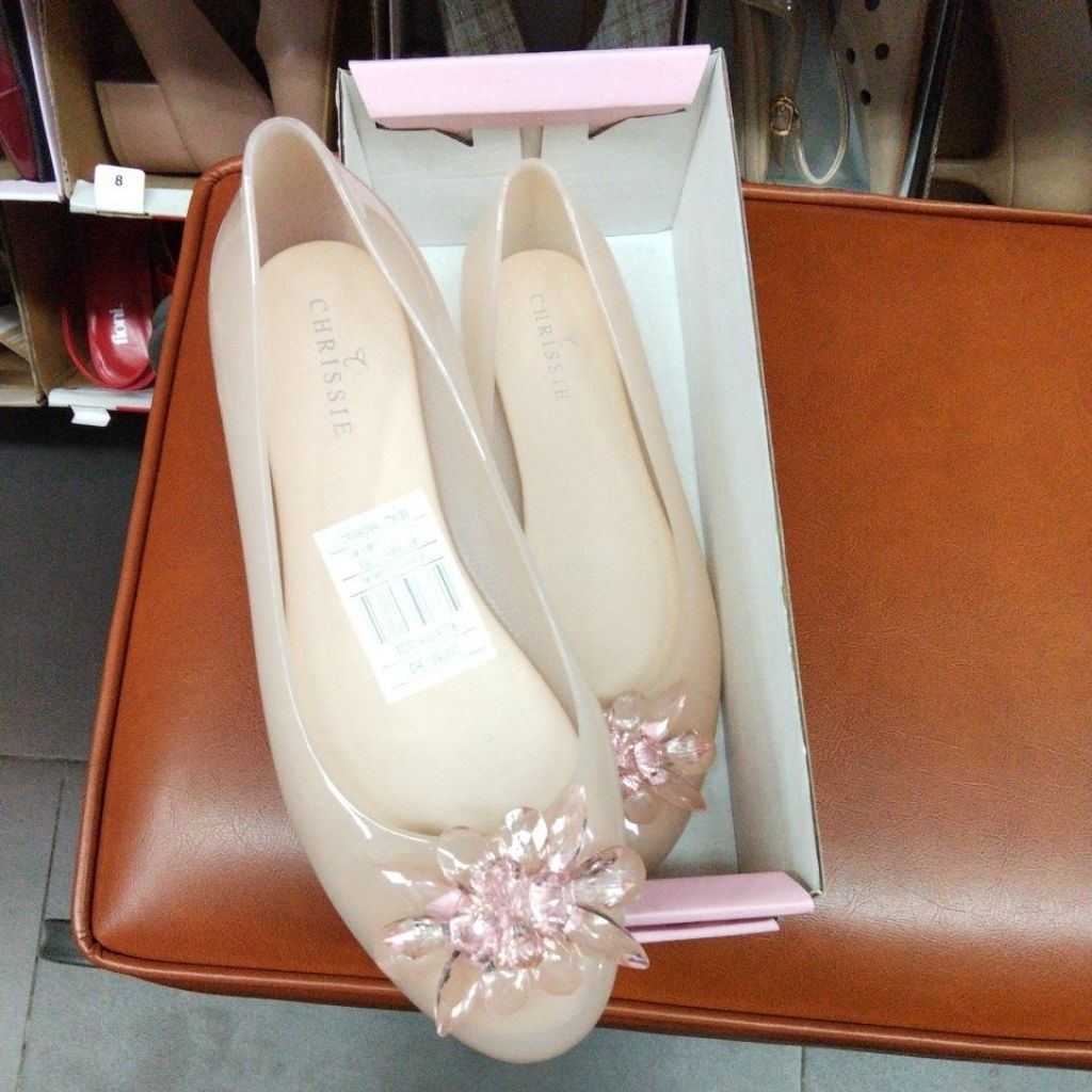Chrissie Serena jelly shoes flats